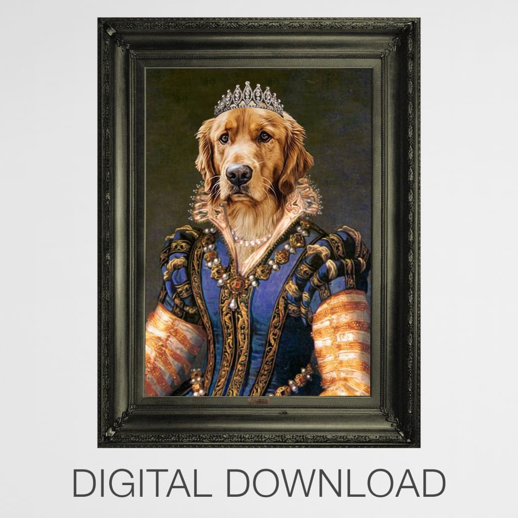 Duchess - Personal Custom Vintage Pet Portrait