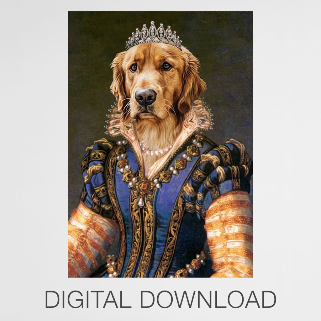 Duchess - Personal Custom Vintage Pet Portrait