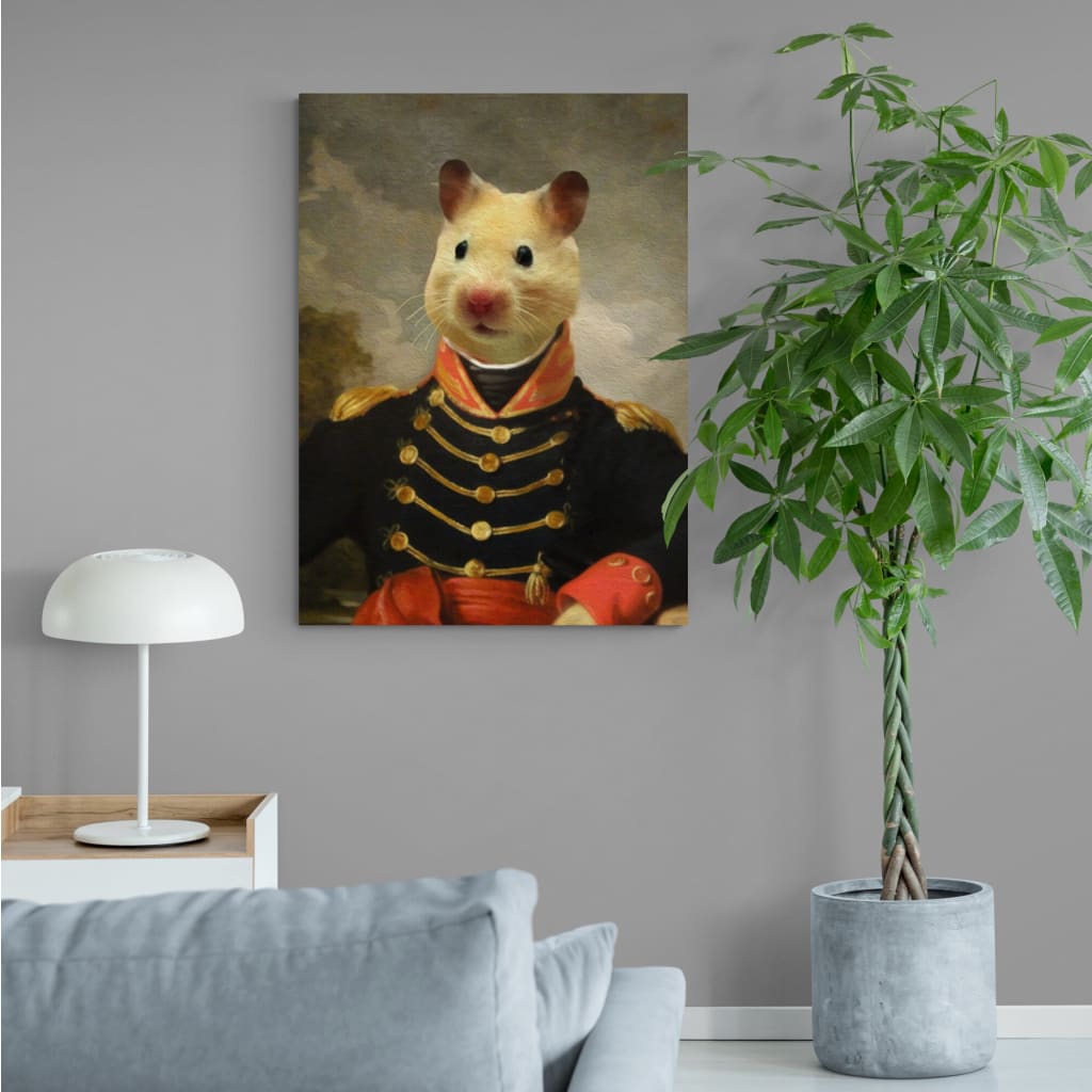 Duke - Personal Custom Vintage Pet Portrait