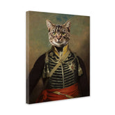 Earl - Personal Custom Vintage Pet Portrait - Wrapped Framed