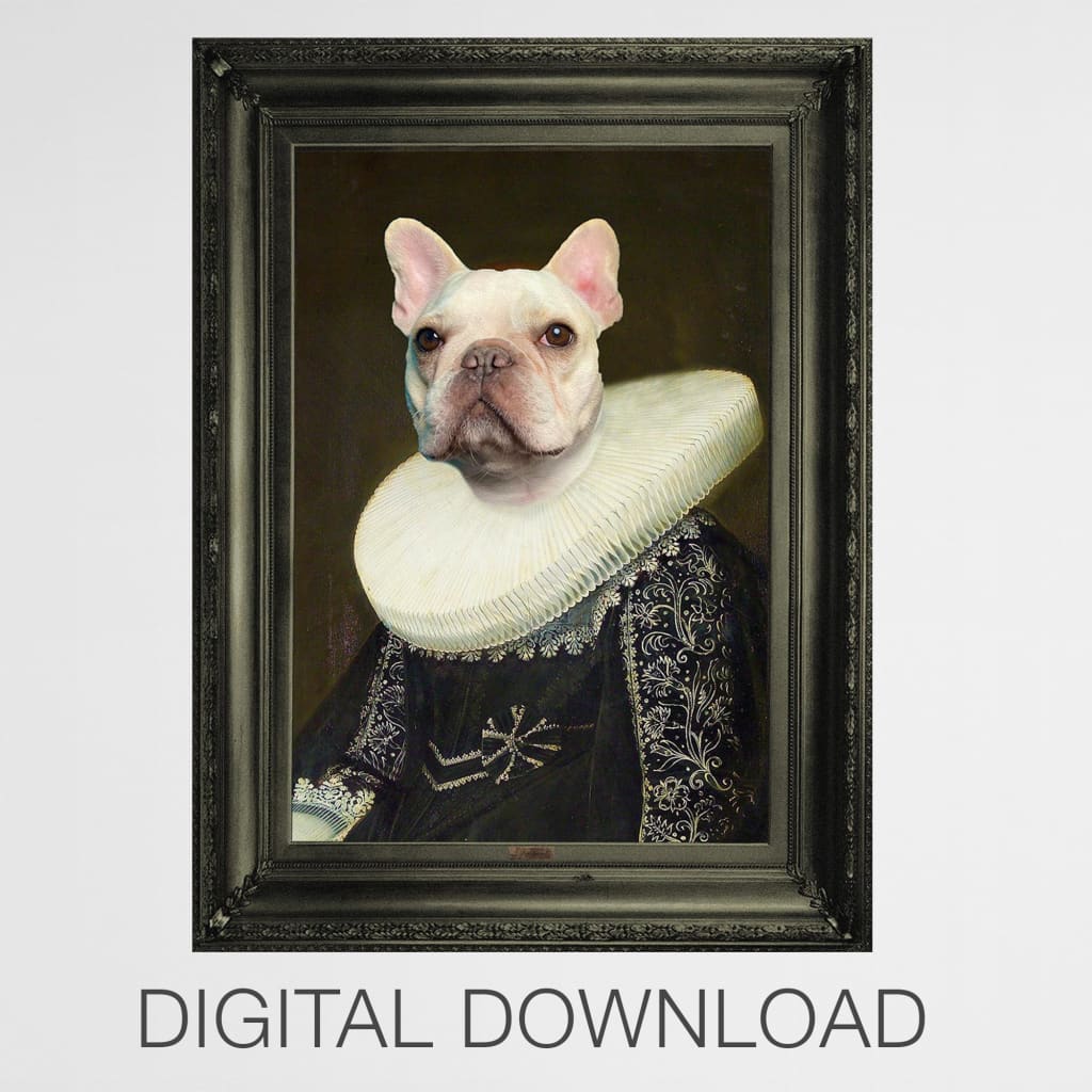 Elizabeth - Personal Custom Vintage Pet Portrait