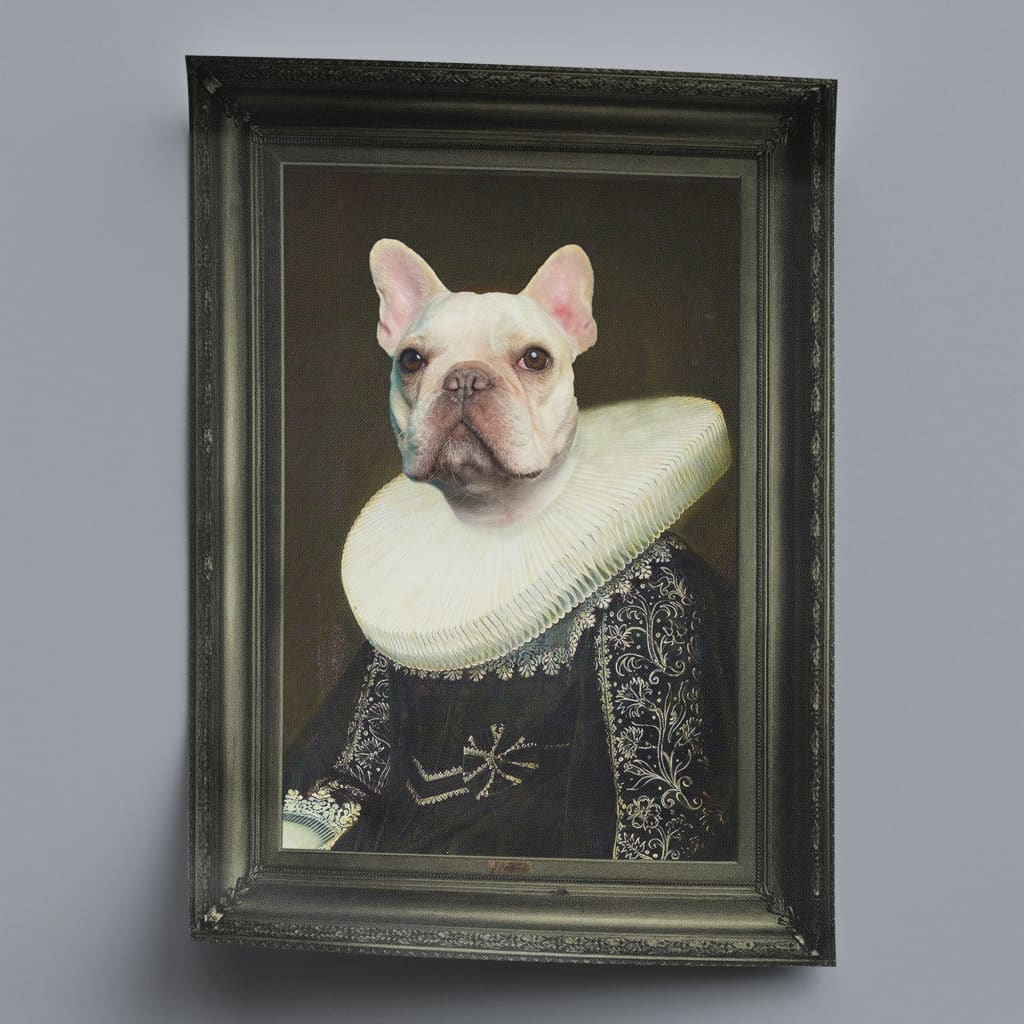Elizabeth - Personal Custom Vintage Pet Portrait - Rolled