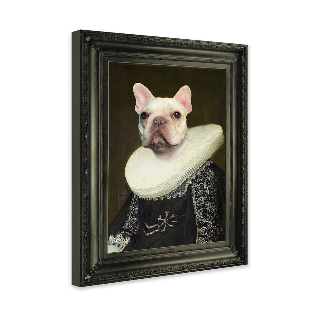 Elizabeth - Personal Custom Vintage Pet Portrait - Wrapped