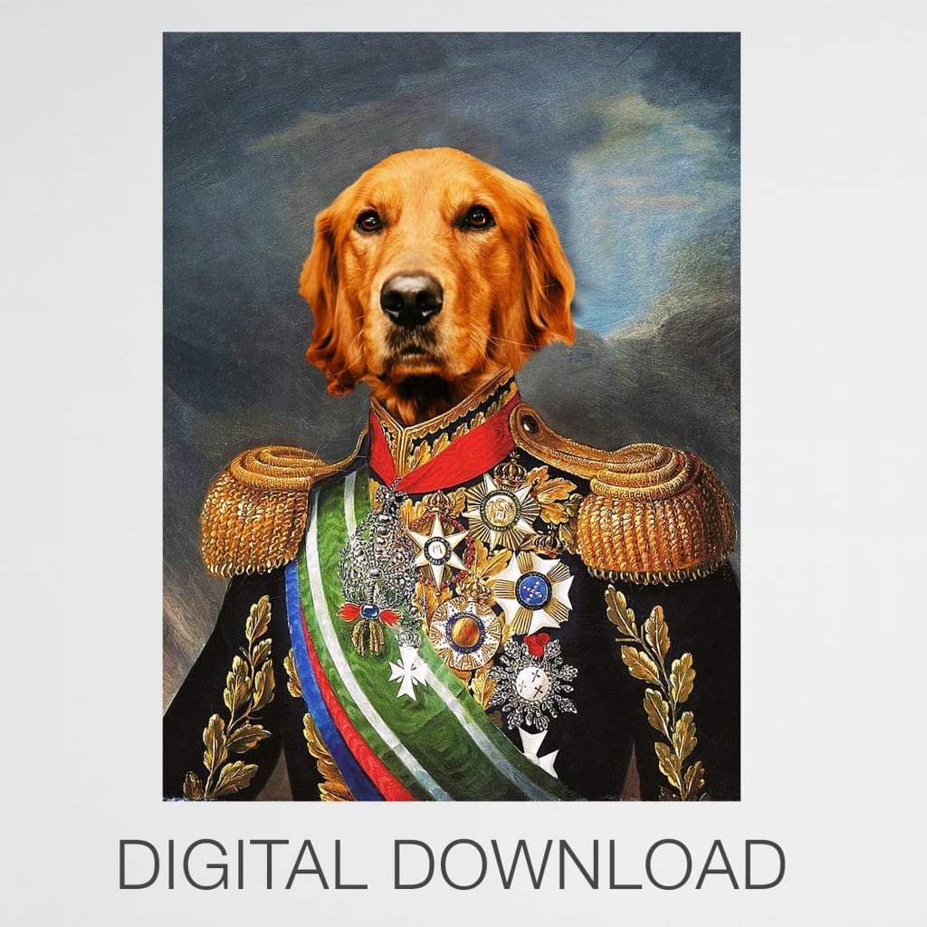 Emperor - Personal Custom Vintage Pet Portrait