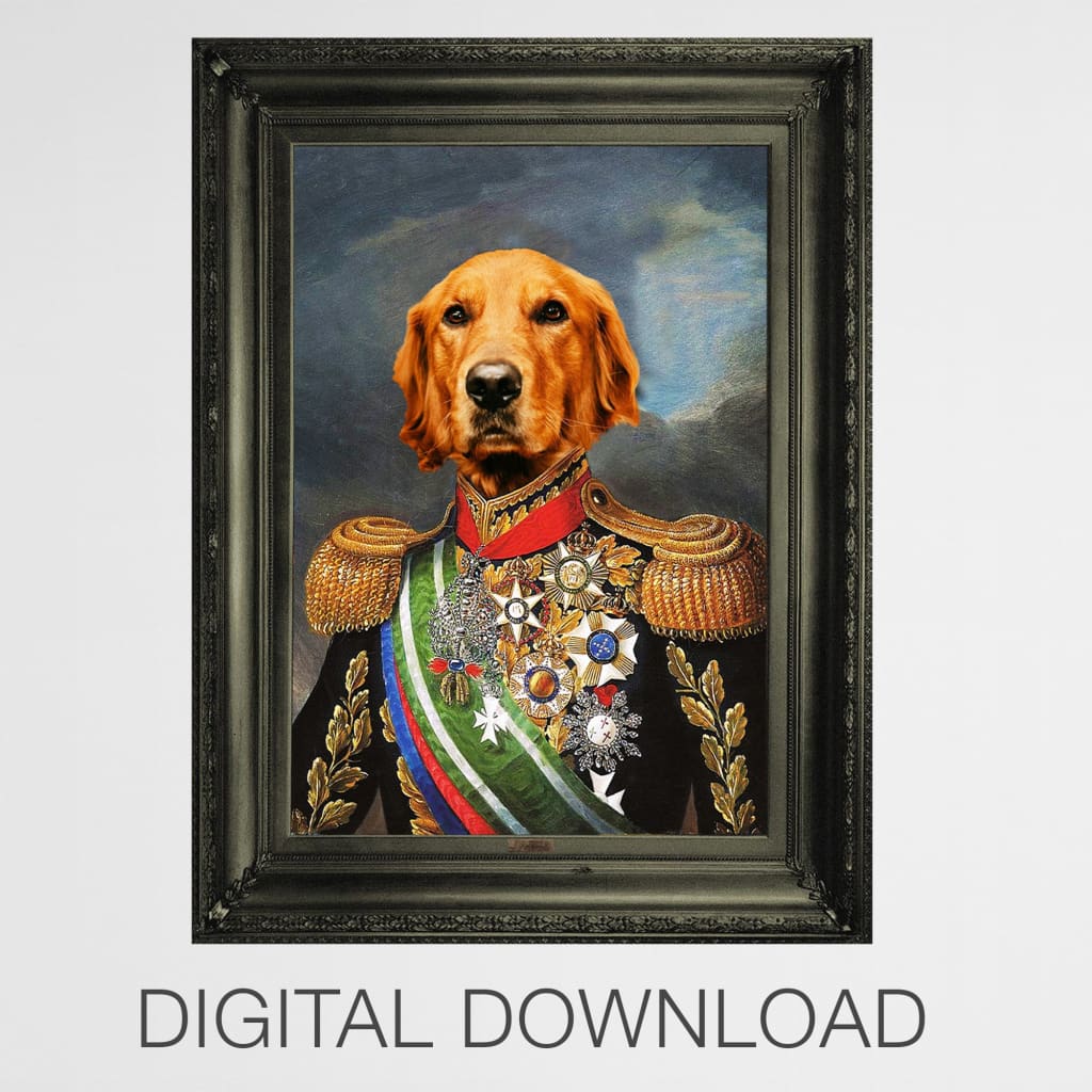 Emperor - Personal Custom Vintage Pet Portrait