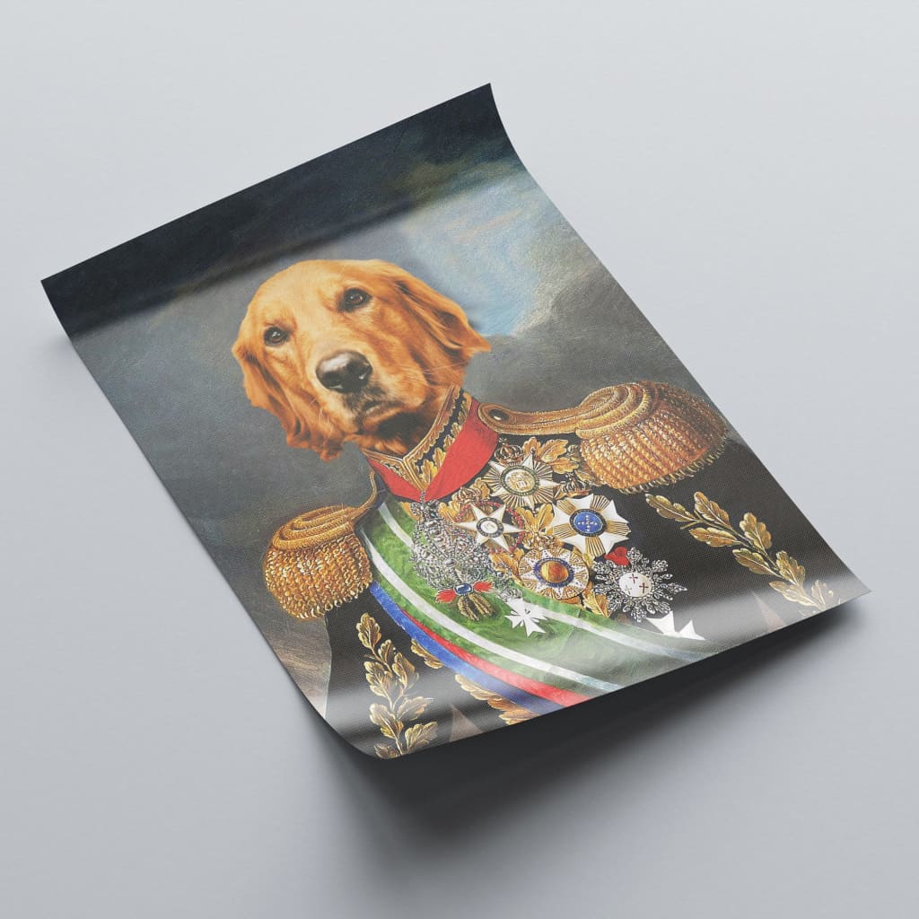 Emperor - Personal Custom Vintage Pet Portrait - Rolled