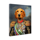 Emperor - Personal Custom Vintage Pet Portrait - Wrapped