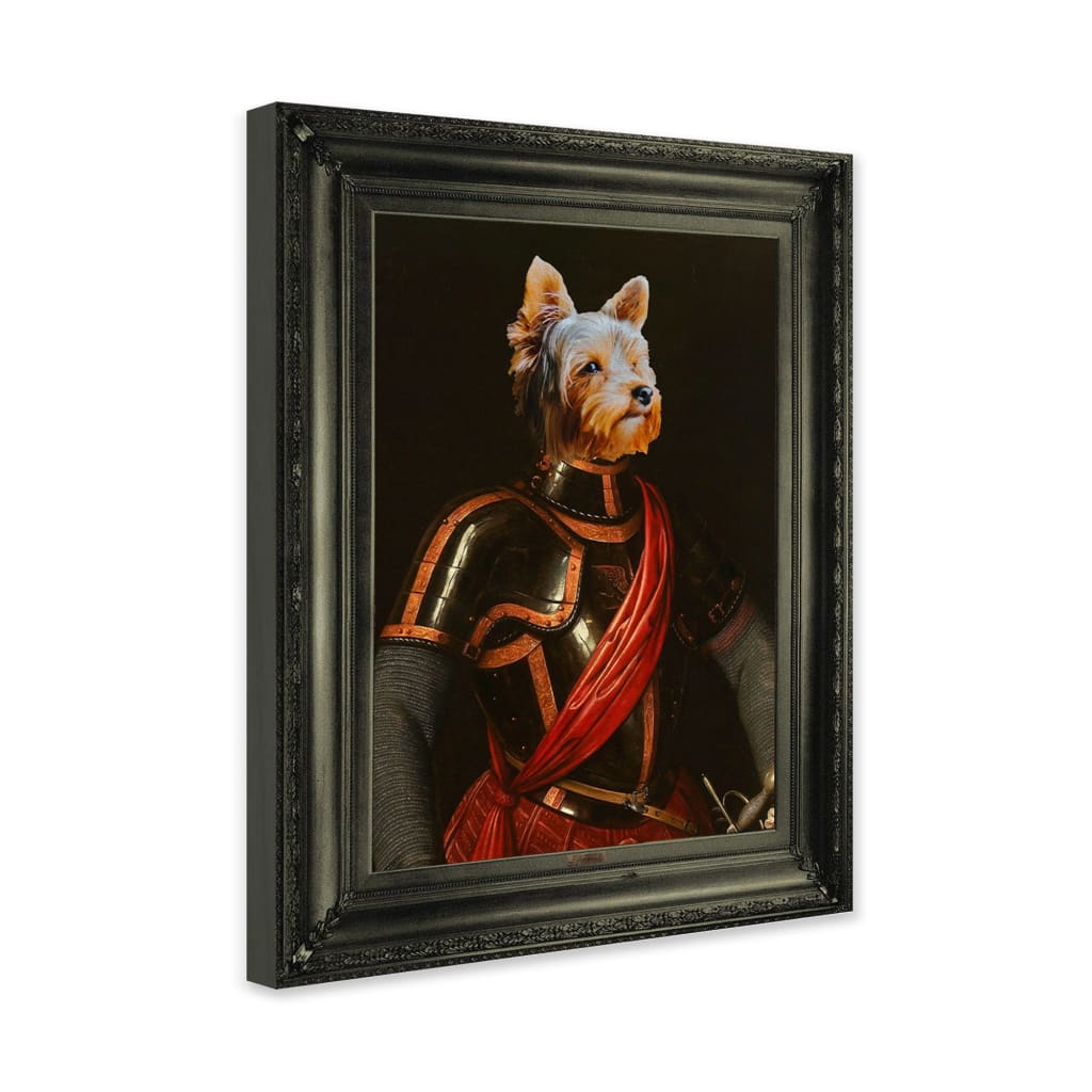 Galahad - Personal Custom Vintage Pet Portrait - Wrapped