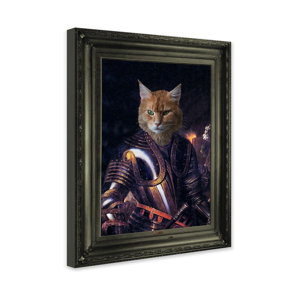 Knight - Personal Custom Vintage Pet Portrait - Wrapped