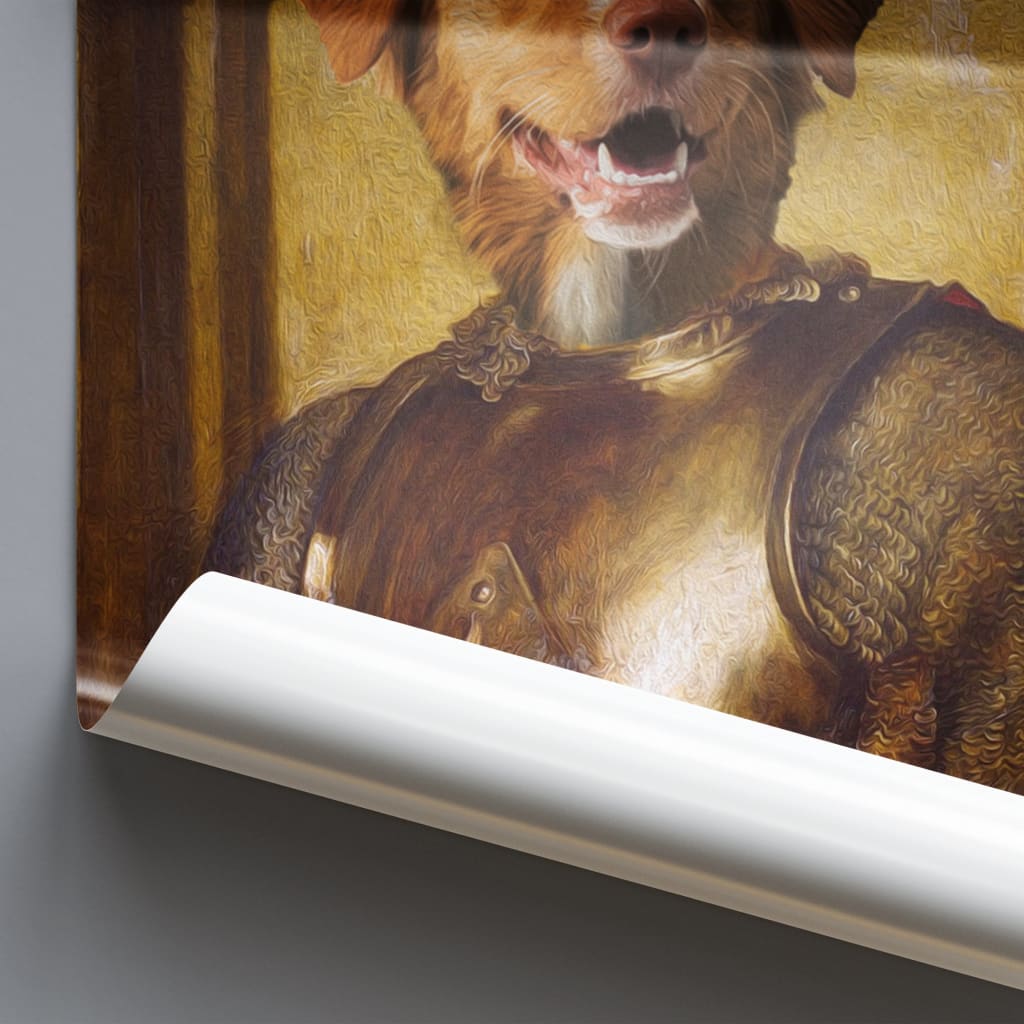 Lancelot - Personal Custom Vintage Pet Portrait - Photo /