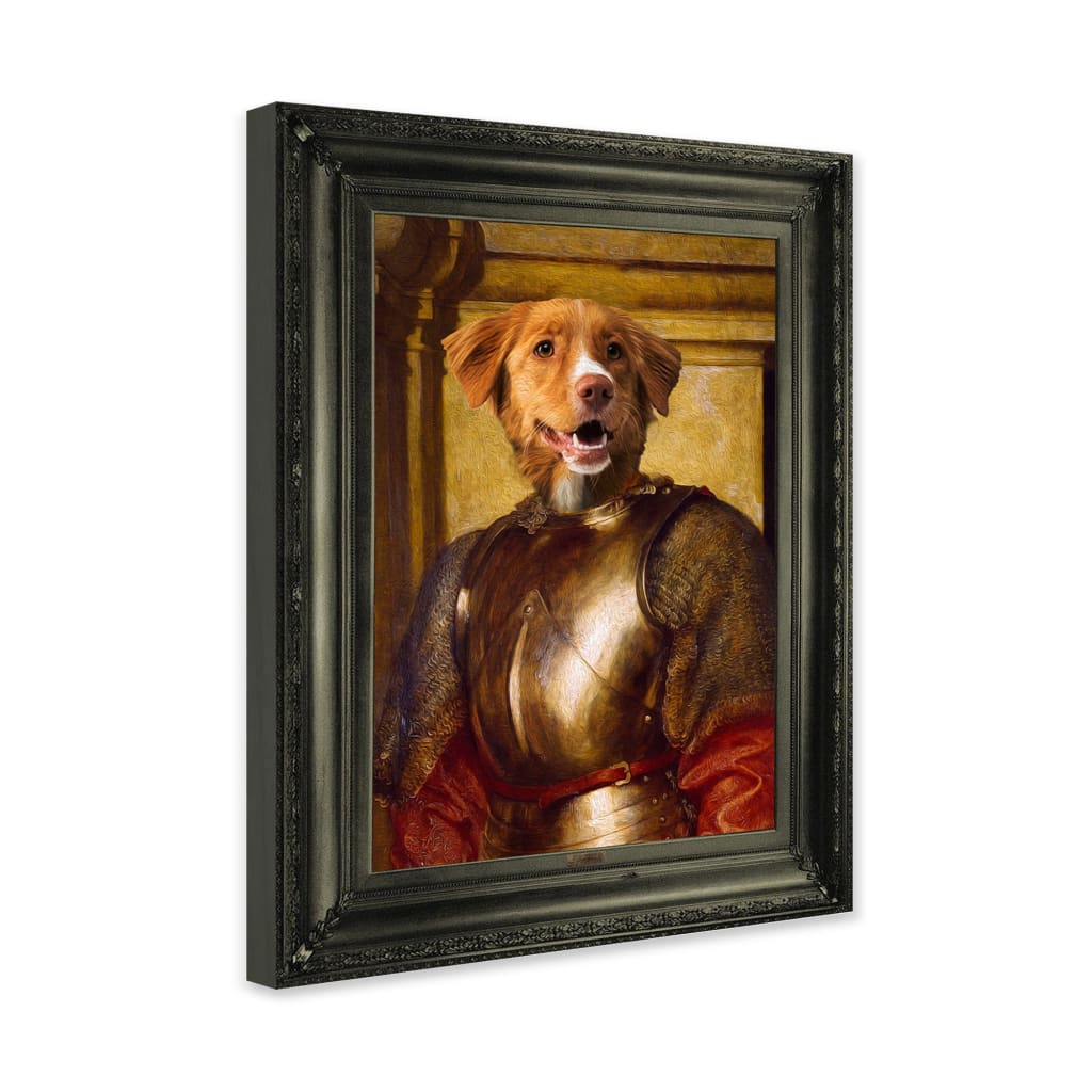 Lancelot - Personal Custom Vintage Pet Portrait - Wrapped