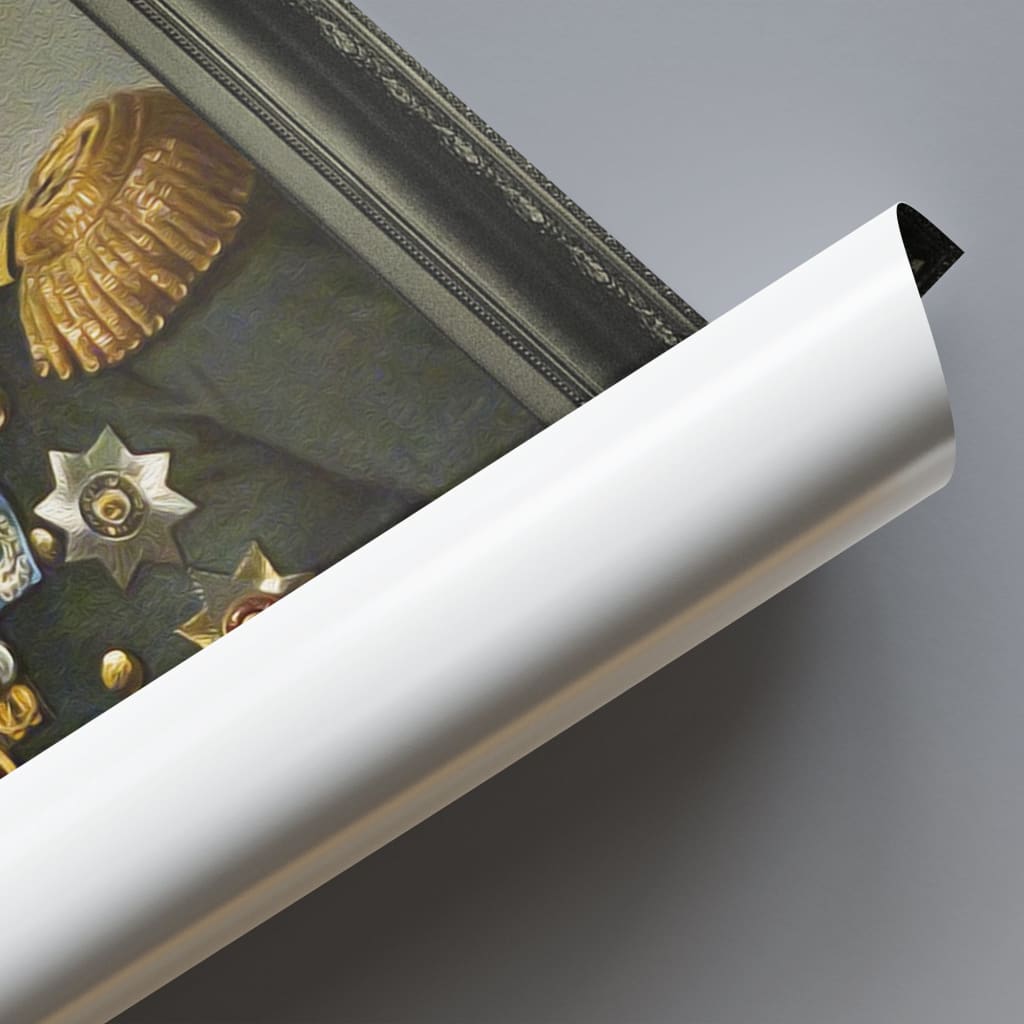 Lieutenant - Personal Custom Vintage Pet Portrait - Photo /