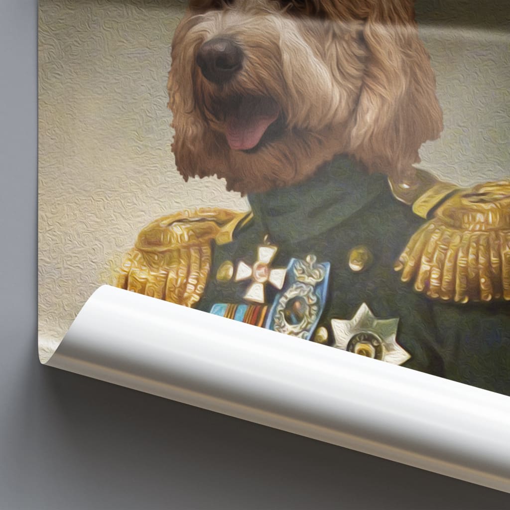 Lieutenant - Personal Custom Vintage Pet Portrait - Photo /