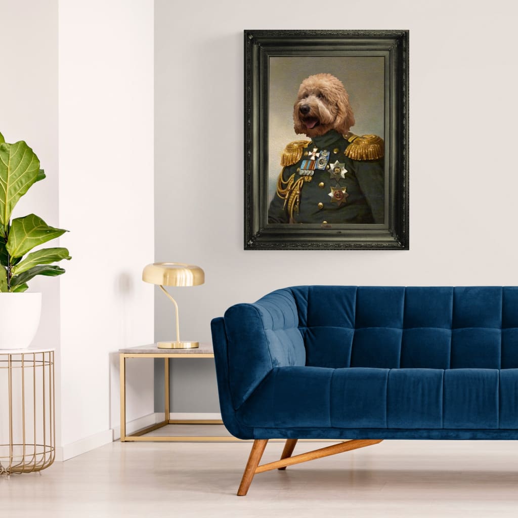 Lieutenant - Personal Custom Vintage Pet Portrait