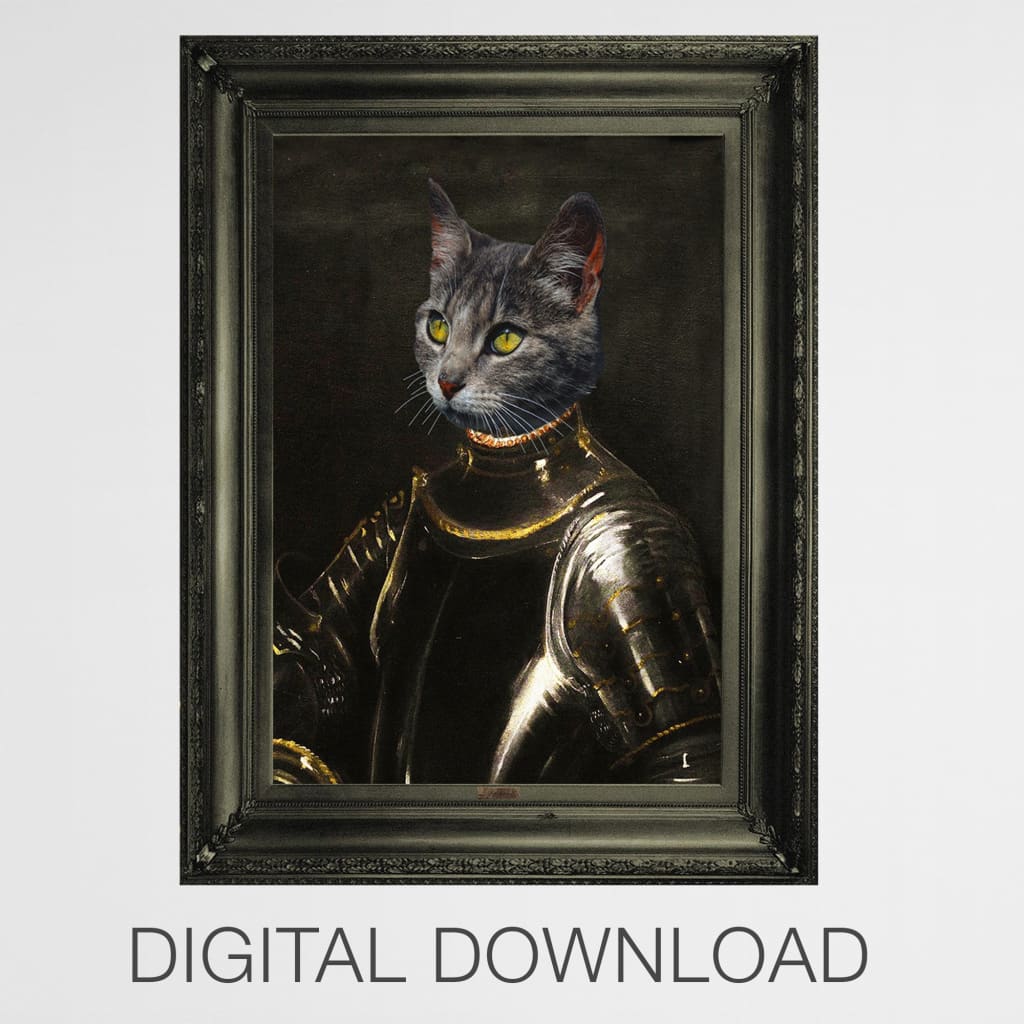 Lionheart - Personal Custom Vintage Pet Portrait