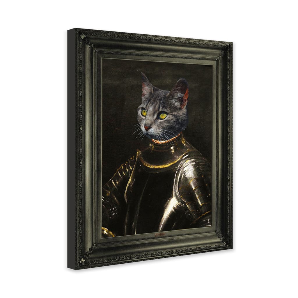 Lionheart - Personal Custom Vintage Pet Portrait - Wrapped