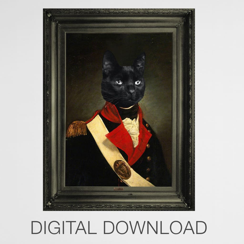 Lord - Personal Custom Vintage Pet Portrait