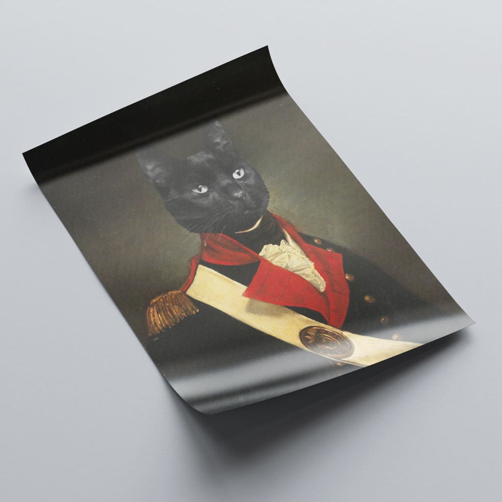 Lord - Personal Custom Vintage Pet Portrait - Rolled Canvas