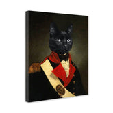 Lord - Personal Custom Vintage Pet Portrait - Wrapped Framed