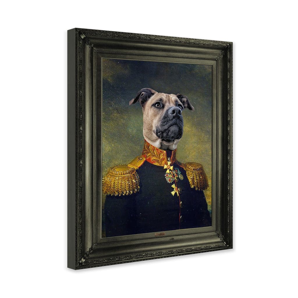 Master - Personal Custom Vintage Pet Portrait - Wrapped