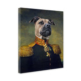 Master - Personal Custom Vintage Pet Portrait - Wrapped
