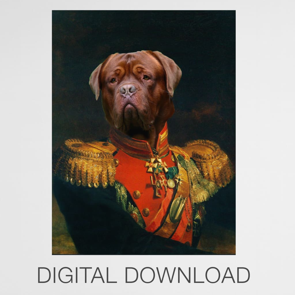 Napoleon - Personal Custom Vintage Pet Portrait
