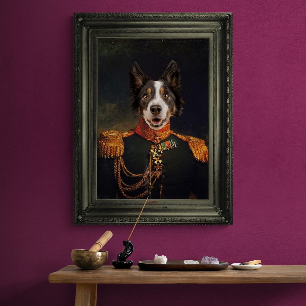 Officer - Personal Custom Vintage Pet Portrait