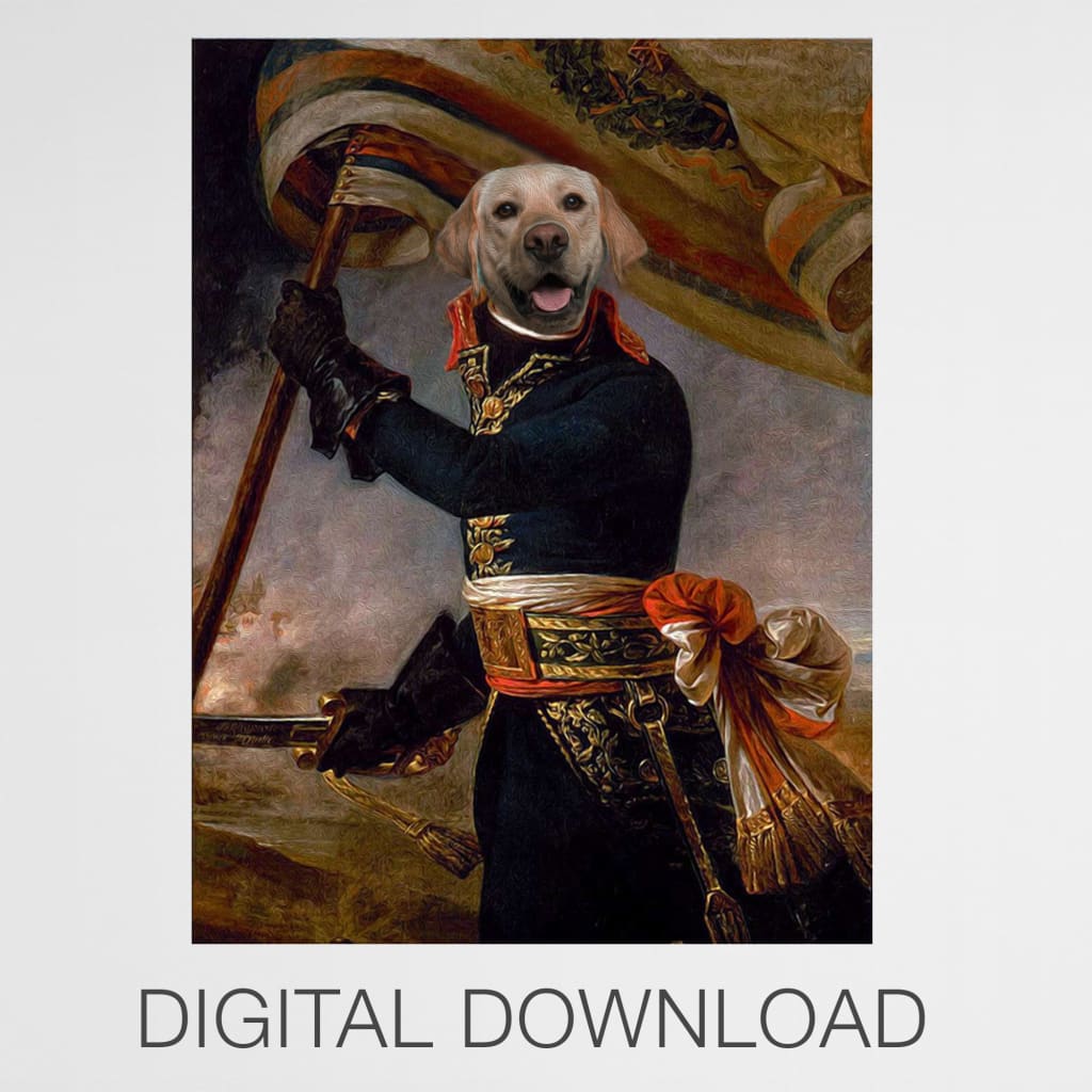 Patriot - Personal Custom Vintage Pet Portrait