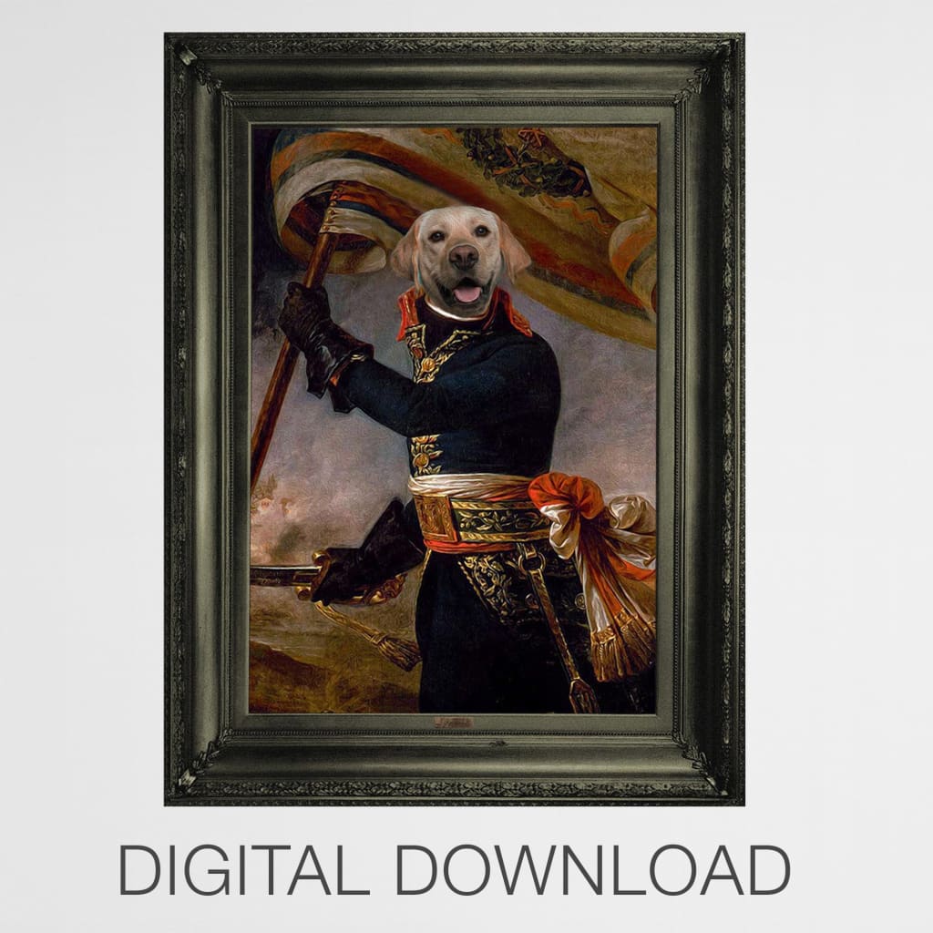 Patriot - Personal Custom Vintage Pet Portrait
