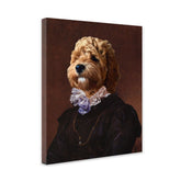 Poet - Personal Custom Vintage Pet Portrait - Wrapped Framed