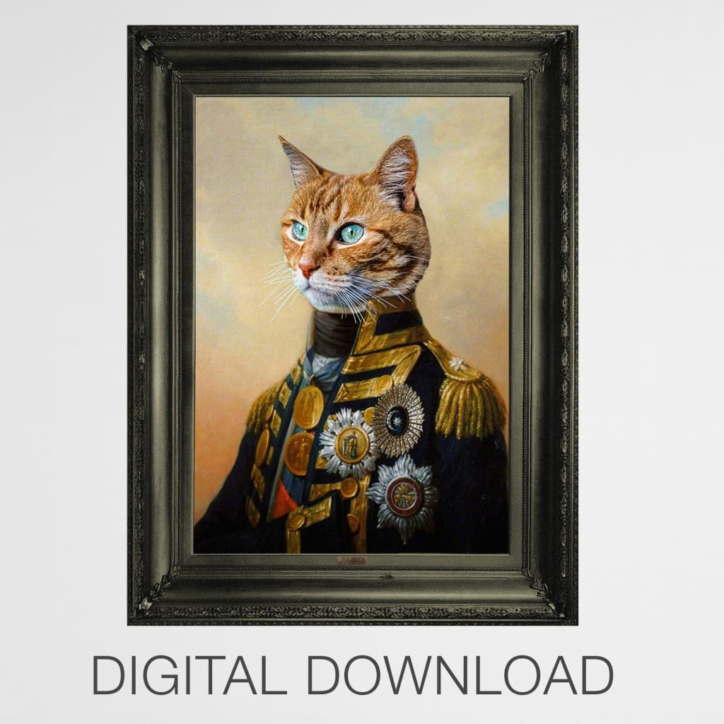 Prince - Personal Custom Vintage Pet Portrait