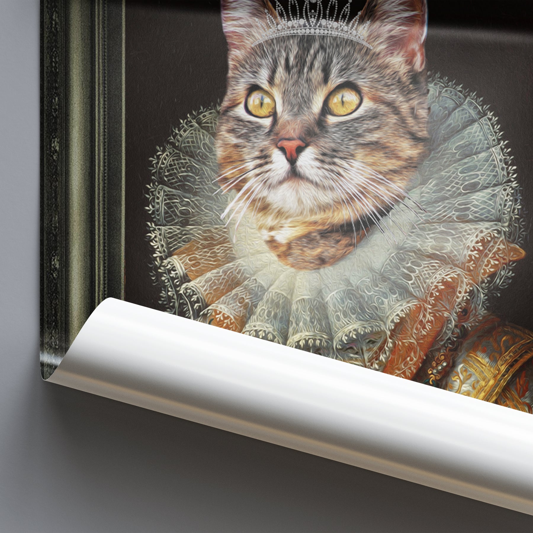 Queen - Personal Custom Vintage Pet Portrait