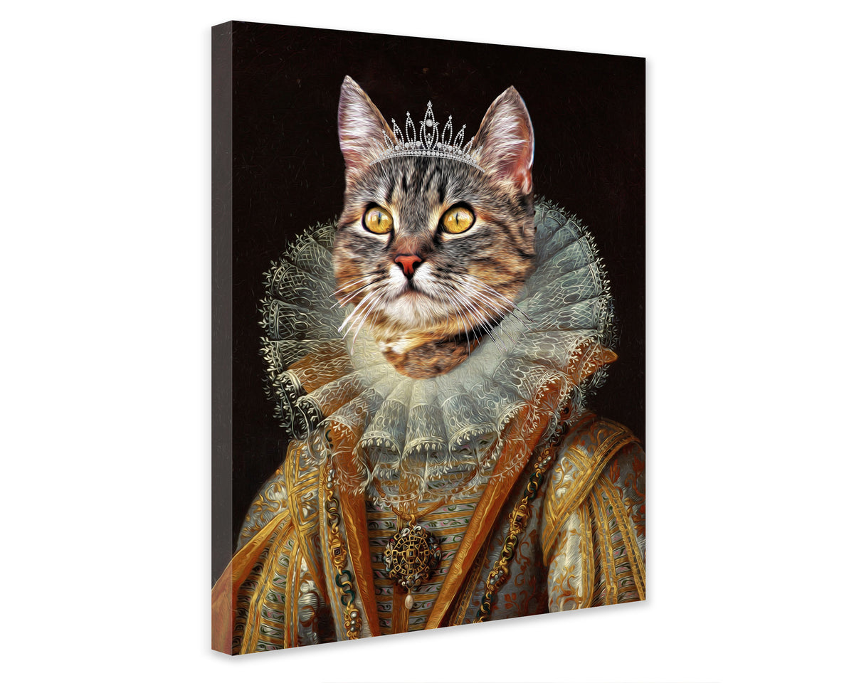 Queen - Personal Custom Vintage Pet Portrait