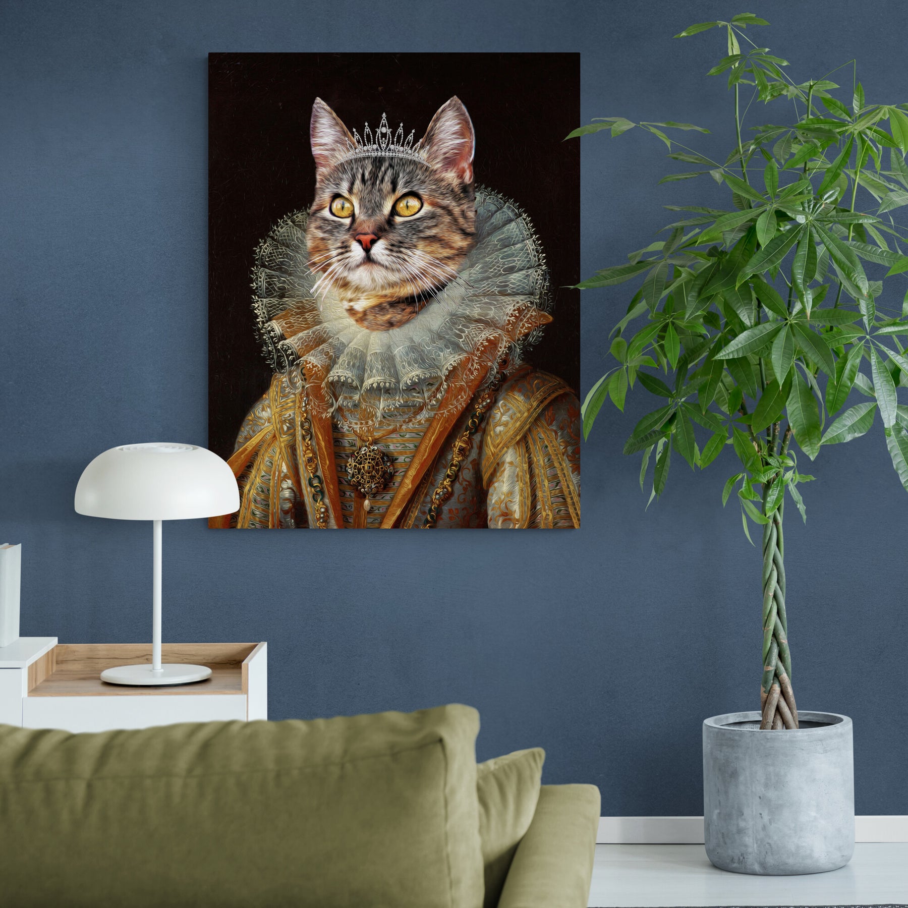 Queen - Personal Custom Vintage Pet Portrait