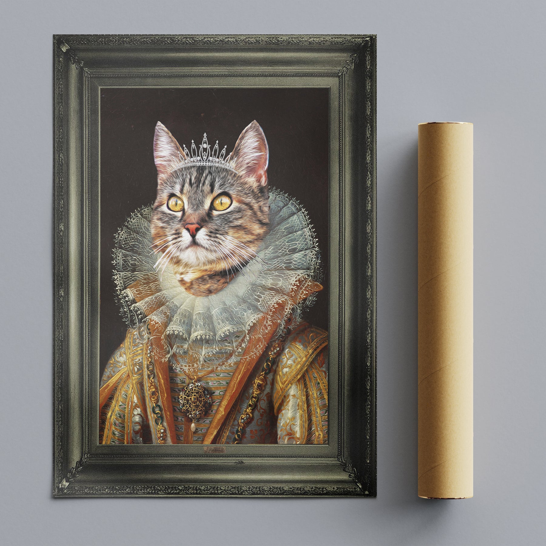 Queen - Personal Custom Vintage Pet Portrait