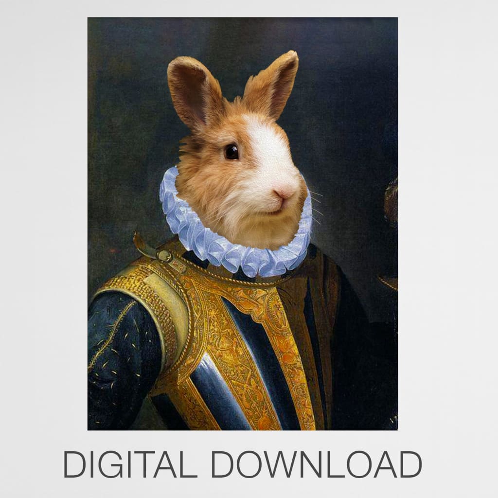 Swiss Guard - Personal Custom Vintage Pet Portrait