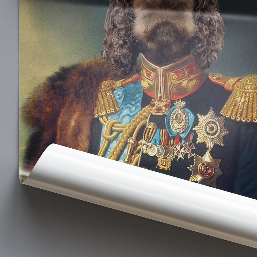 Tzar - Personal Custom Vintage Pet Portrait - Photo / Poster