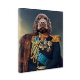 Tzar - Personal Custom Vintage Pet Portrait - Wrapped Framed