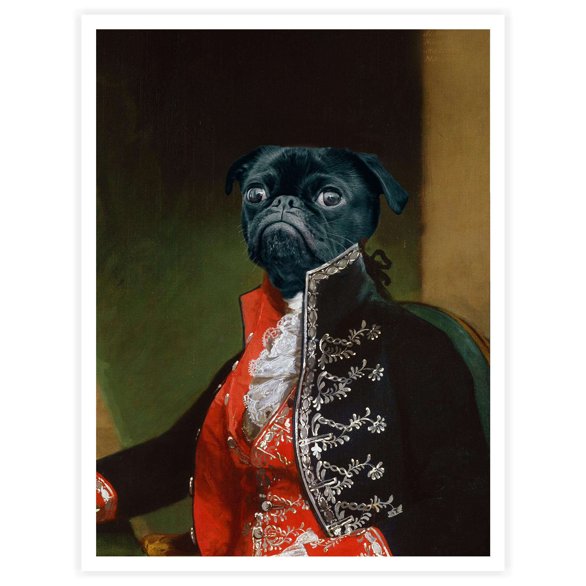Bombadier Rabbit Bombadier - Personal Custom Vintage Pet Portrait