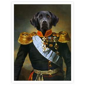 Captain - Personal Custom Vintage Pet Portrait