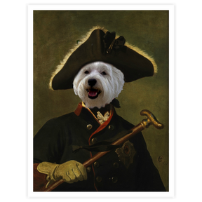 Commander - Personal Custom Vintage Pet Portrait