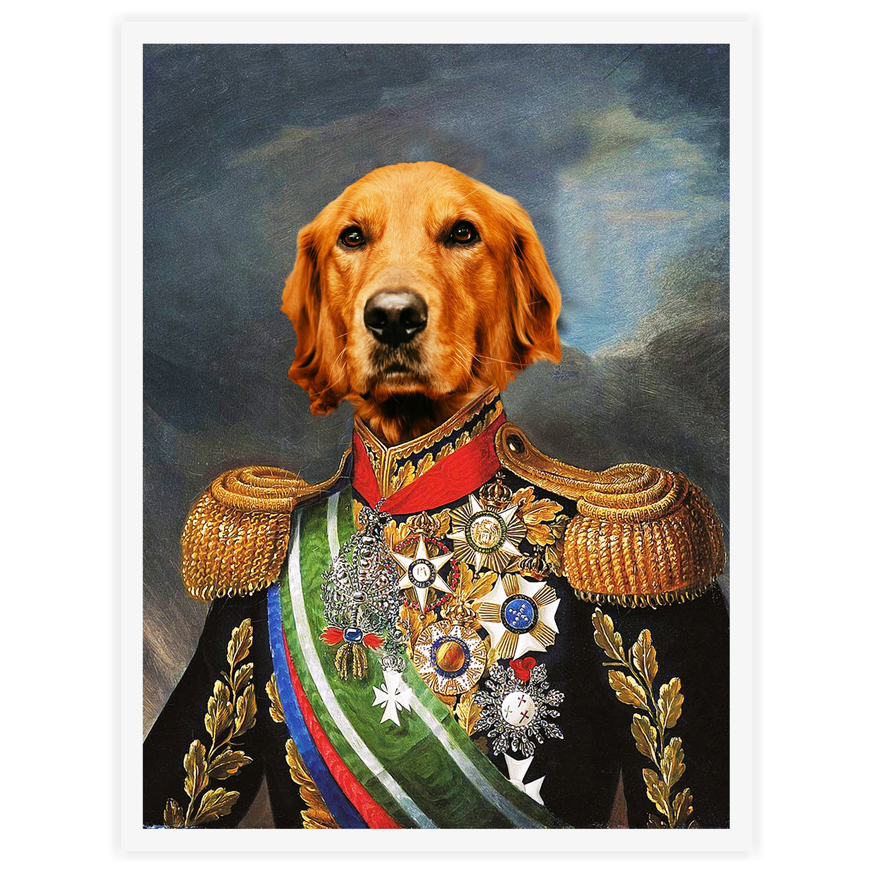 Emperor - Personal Custom Vintage Pet Portrait