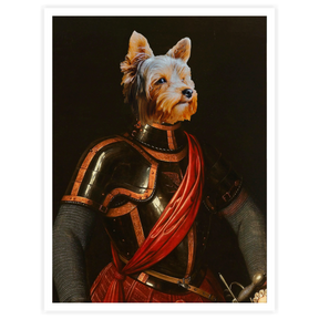 Galahad - Personal Custom Vintage Pet Portrait