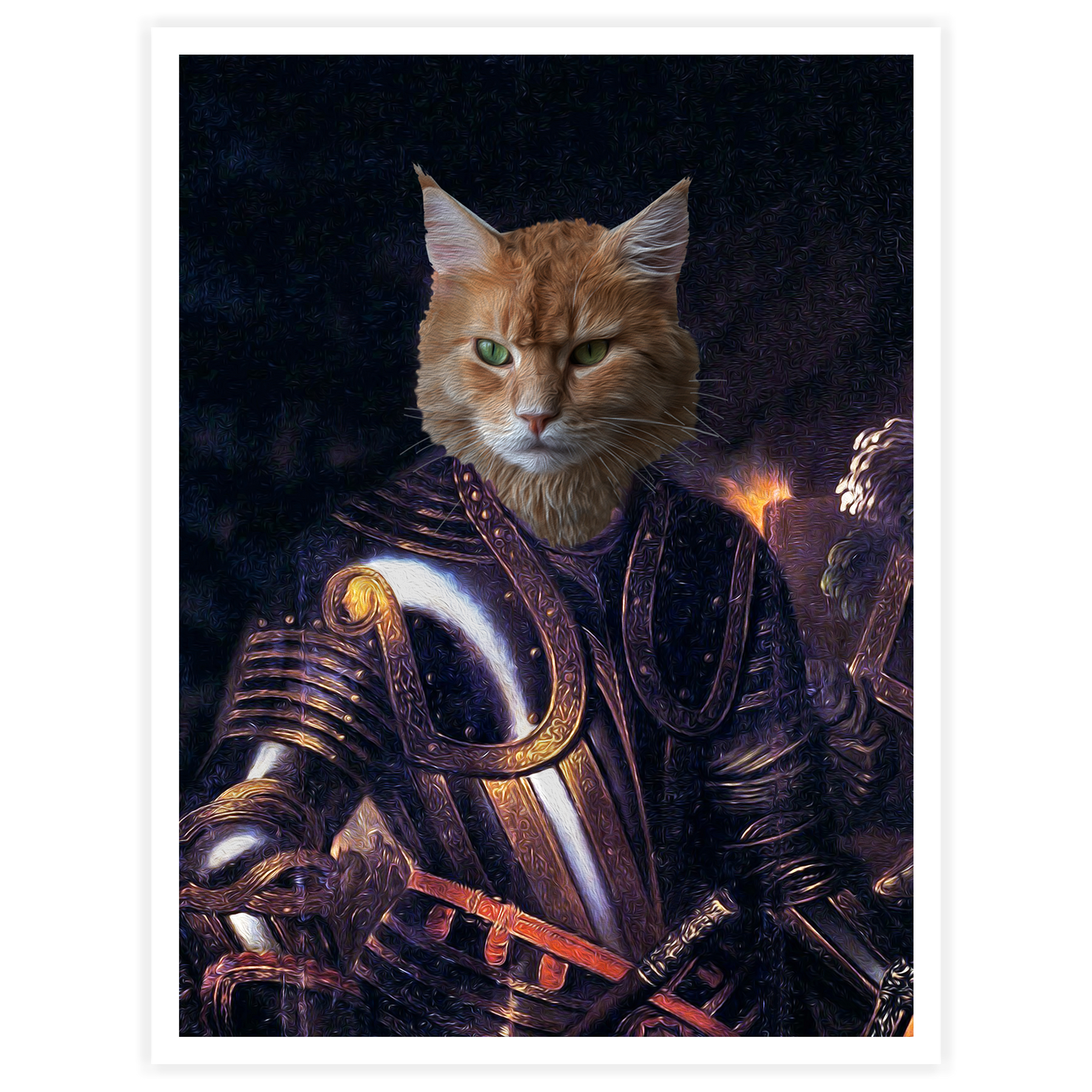 Knight - Personal Custom Vintage Pet Portrait