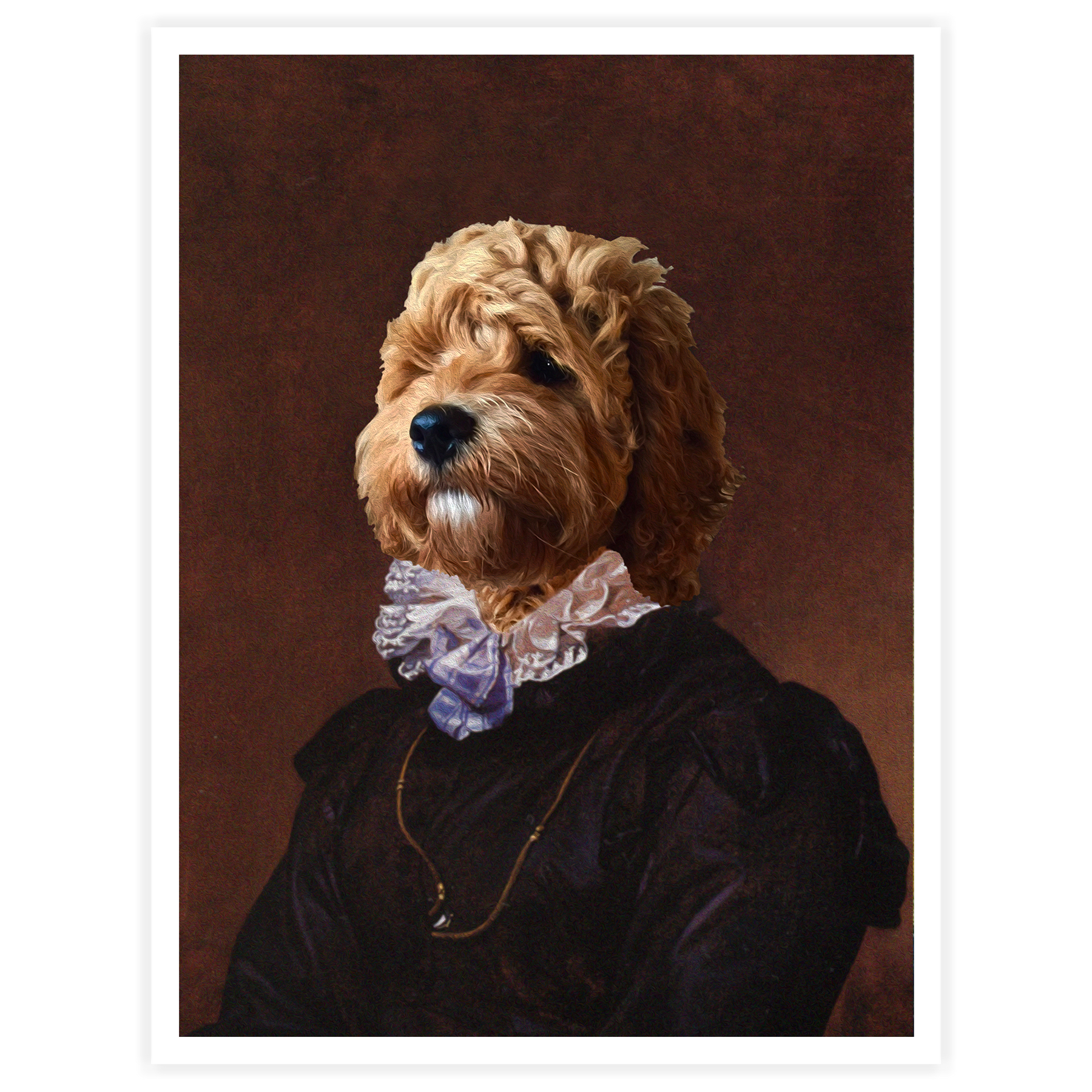 Poet - Personal Custom Vintage Pet Portrait