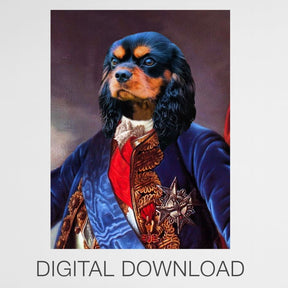 Aristocrat - Personal Custom Vintage Pet Portrait