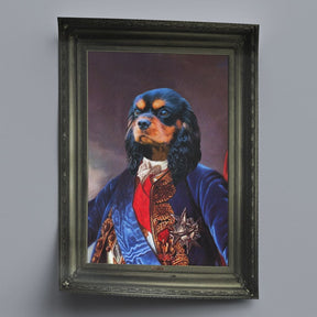 Aristocrat - Personal Custom Vintage Pet Portrait - Rolled 