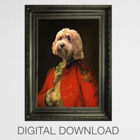 Brigadier - Personal Custom Vintage Pet Portrait