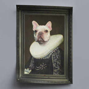 Elizabeth - Personal Custom Vintage Pet Portrait - Rolled 