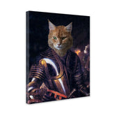 Knight - Personal Custom Vintage Pet Portrait - Wrapped 